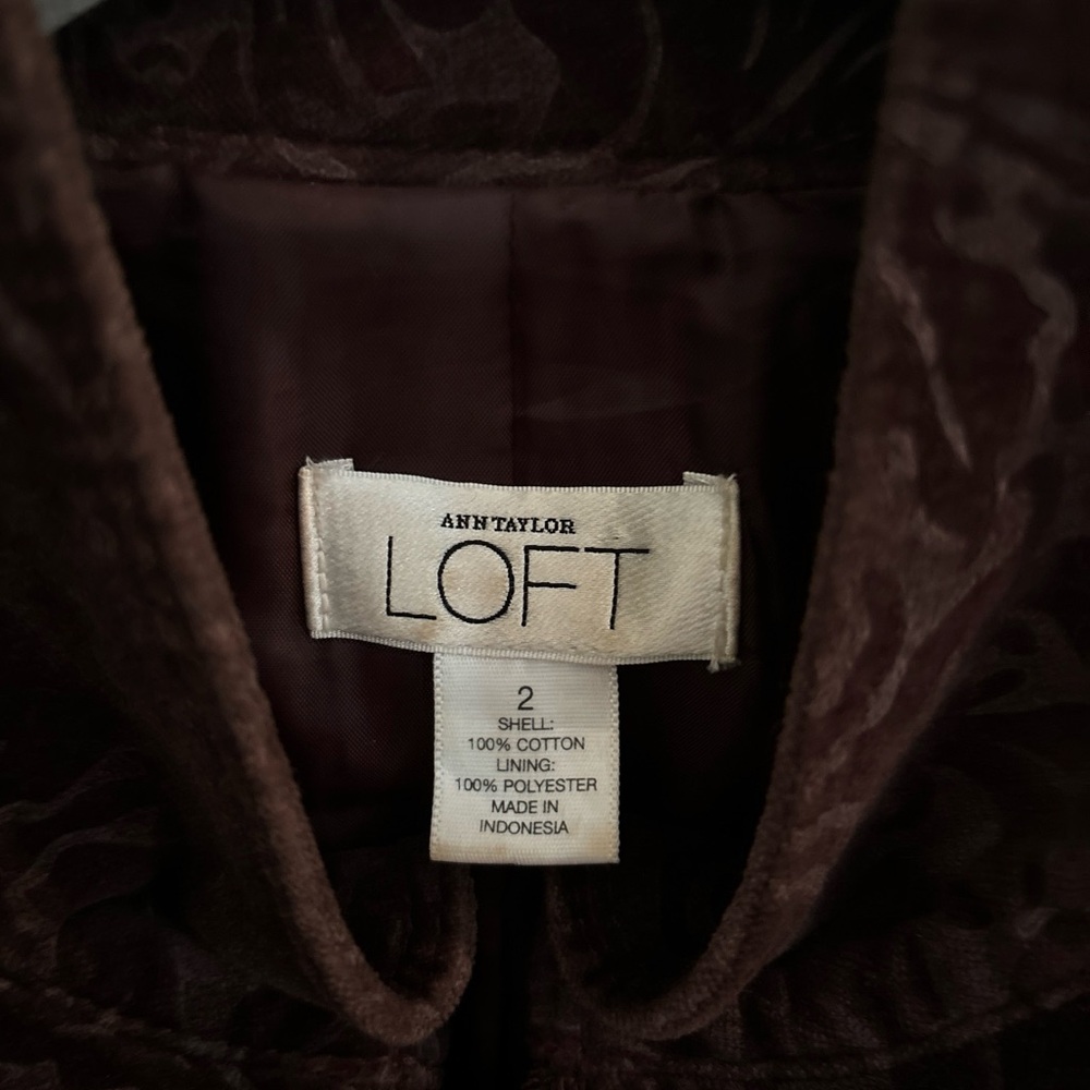 Ann Taylor LOFT Brown Jacket